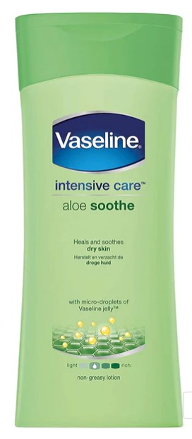 Test Product: Vaseline Ind aloe soothe 400ml lotion