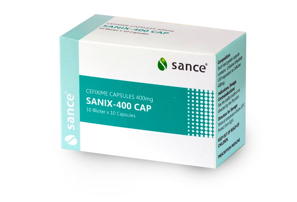 Sanix (Cefixime)400mg cap