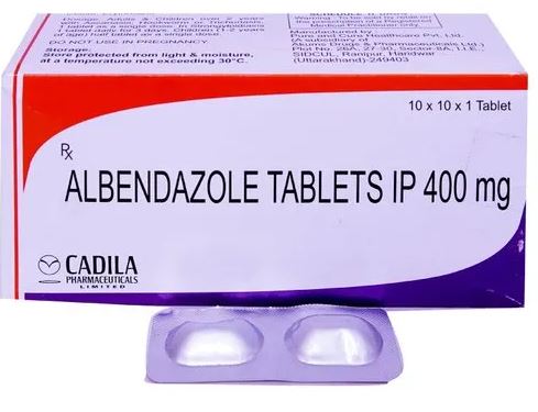 ALBENDAZOLE 400MG 1*1TAB