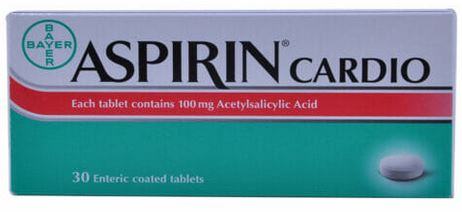 Aspirin Cardio 100 mg of 10 tabs