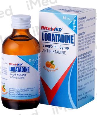Aurotidin loratadine 5mg 5ml of 60ml