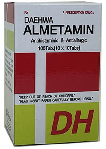 Almetamin (Dexchlorpheniramine maleate and Betamethasone) 2.25mg of 10 tabs
