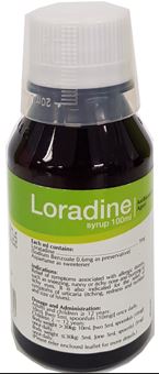 Loradine loratidine syrup 60ml