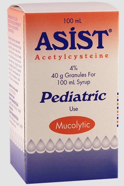 ASIST ACETYLCYSTEINE 40GM/100ML