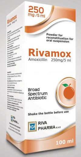 Rivamox 250mg/5ml suspention