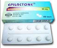 Epilactone spironolactone 25mg of 10