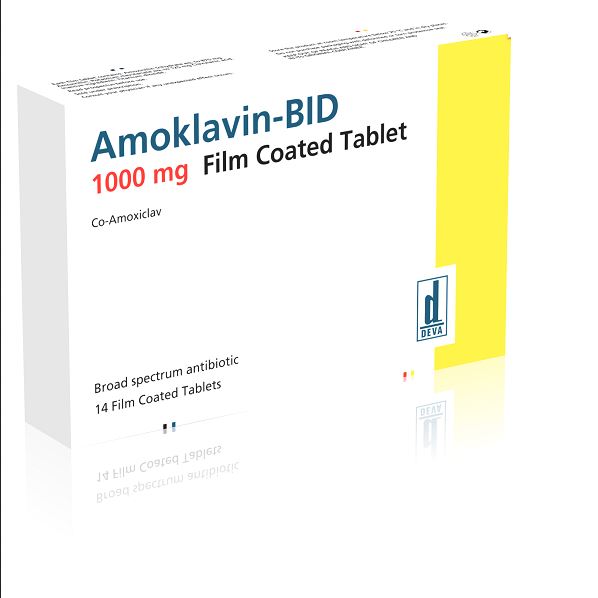 AMOKLAVIN (AMOXICILLIN/CLAVULANIC ACID) 1000 mg