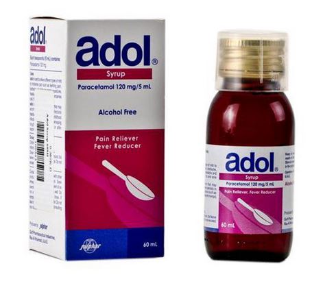 ADOL PARACETAMOL 120MG/5ML OF 60ML