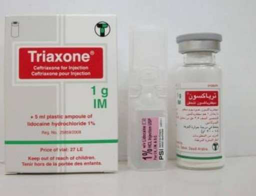 TRIAXONE CEFTRIAXONE 1000MG OF 1 VIRAL IV