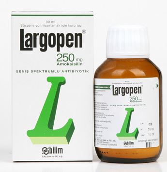 LARGOPEN(Amoxicillin) 250mg suspension