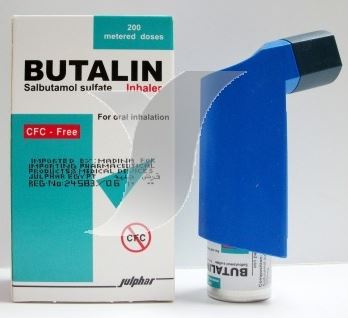 Butalin inhalation